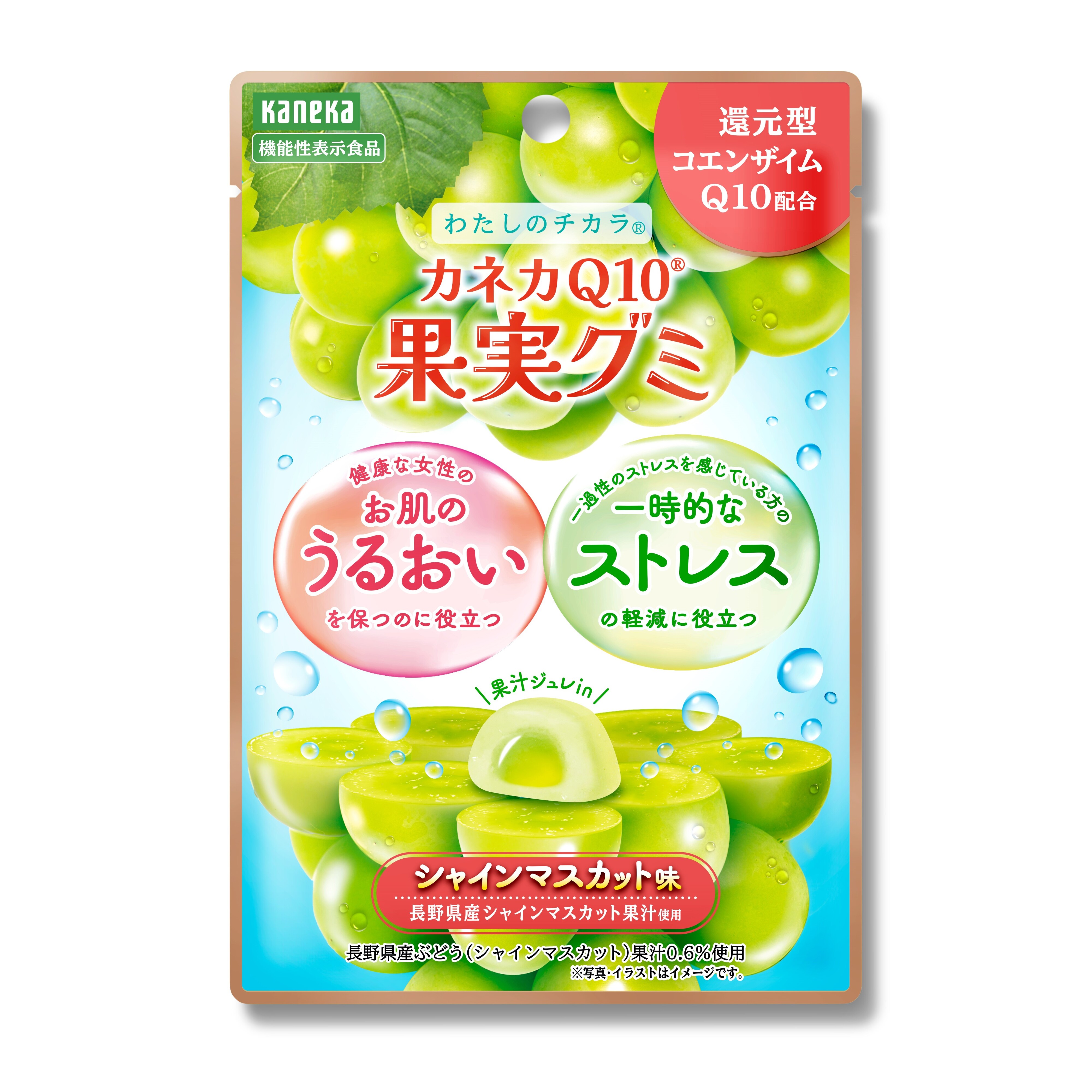 わたしのチカラ®カネカQ10®果実グミ　シャインマスカット味